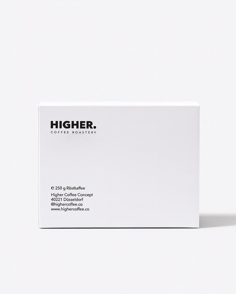 Specialty Coffee Brasilien Santa Bárbara, Omni Roast, Higher Coffee Verpackung 250g