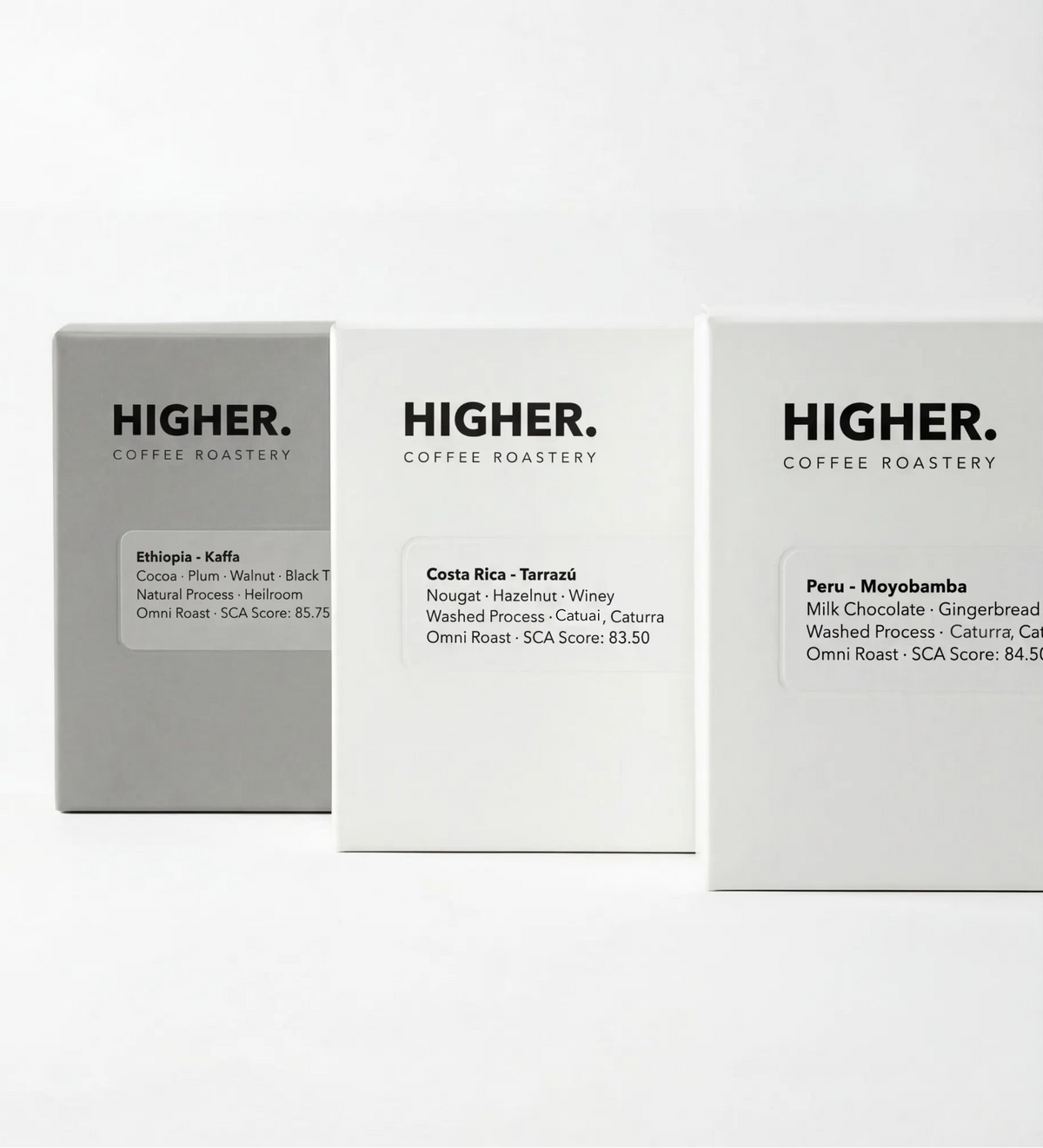 Specialty Coffee Sample Pack – Chocolate & Fruit 3x250g