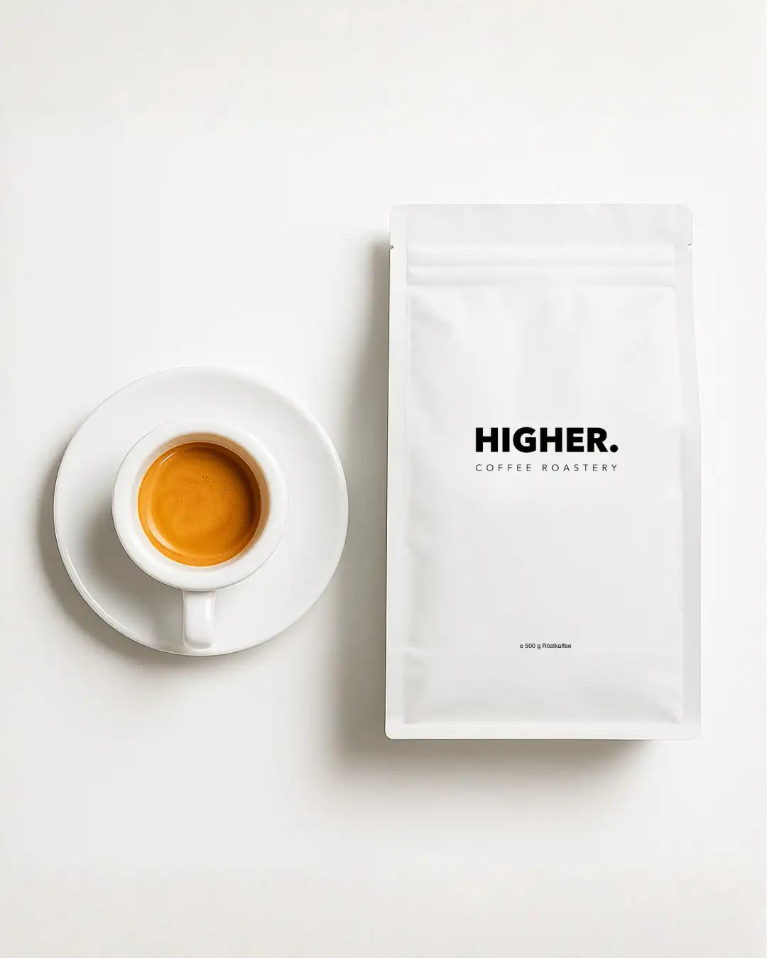 Specialty Coffee Costa Rica Tarrazú, Omni Roast, Higher Coffee Verpackung