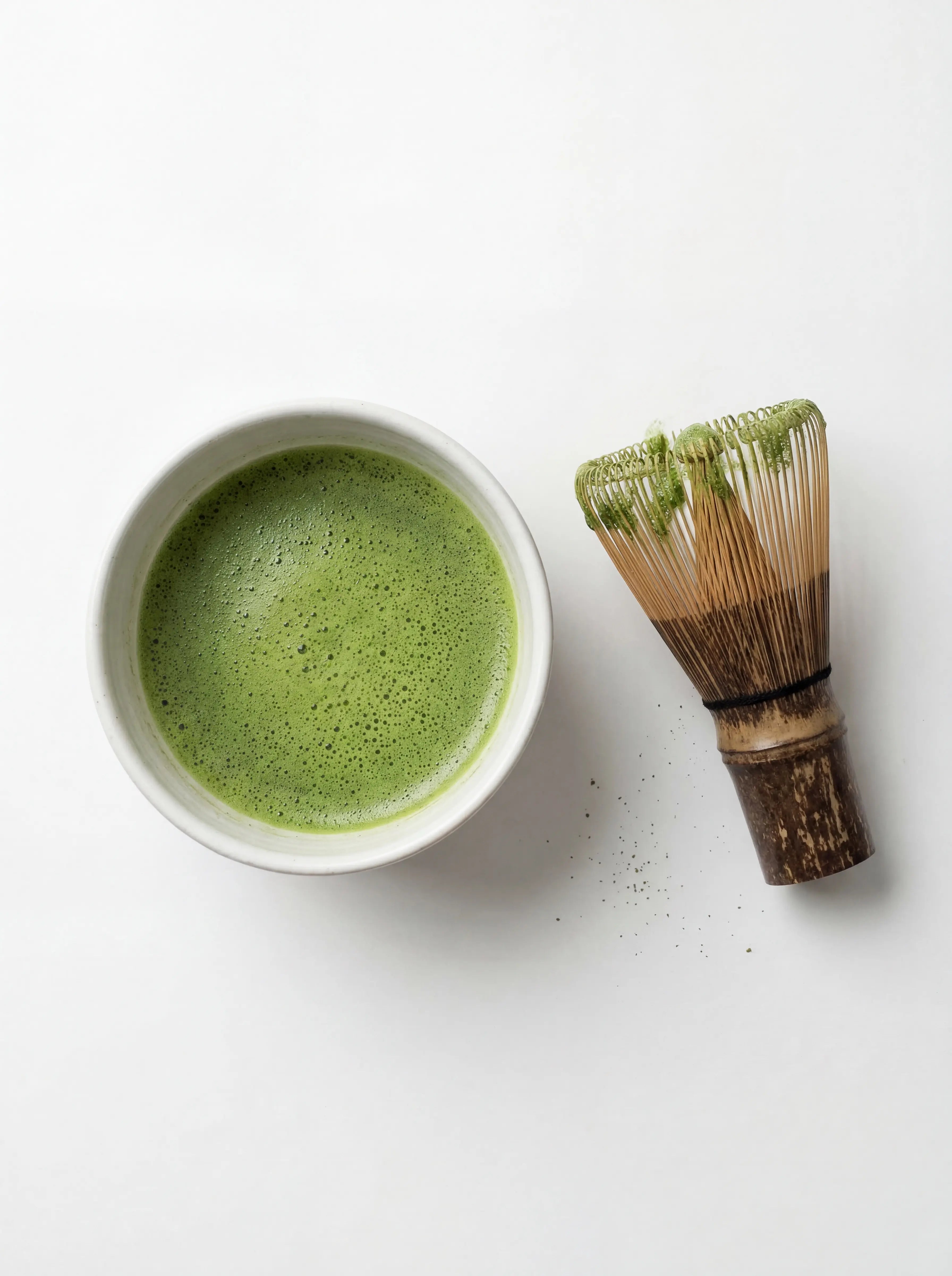 Matcha-Bambusbesen