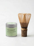 Set - Matcha aus Kagoshima 40g, Ceremonial Grade + Bambusbesen