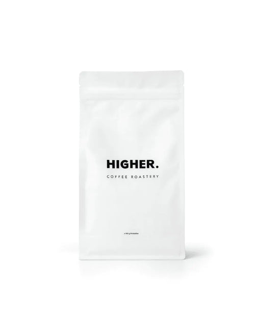 Specialty Coffee Kolumbien Medellín Supremo, Omni Roast, Higher Coffee Verpackung
